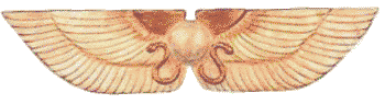 Egyptian Winged Disc or Sun Disc
